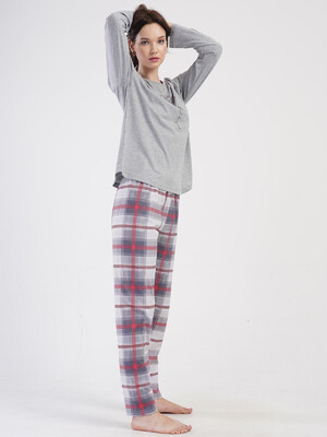 Купить Хлопковый домашний комплект большого размера VIENETTA 4040580943 в Украина в Lingerie.ua - Одяг для дому та відпочинку, Фото 8