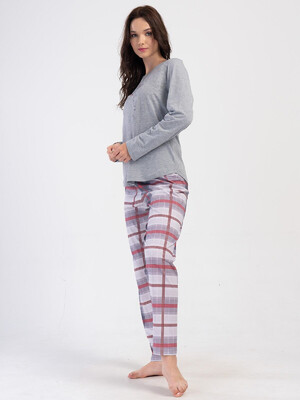 Купить Хлопковый домашний комплект большого размера VIENETTA 4040580943 в Украина в Lingerie.ua - Одяг для дому та відпочинку, Фото 3