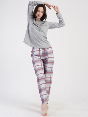 Купить Хлопковый домашний комплект большого размера VIENETTA 4040580943 в Украина в Lingerie.ua - Одяг для дому та відпочинку, Фото 14