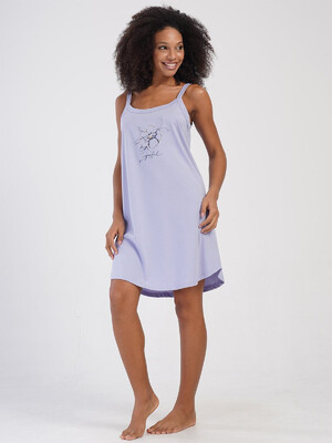 Купить Хлопковая туника большого размера на бретельках VIENETTA 4070560000 в Украина в Lingerie.ua - Одяг для дому та відпочинку, Фото 2