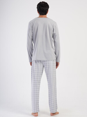 Купить Хлопковый домашний комплект с длинным рукавом VIENETTA MAN 4032554767 в Украина в Lingerie.ua - Одяг для дому та відпочинку, Фото 3