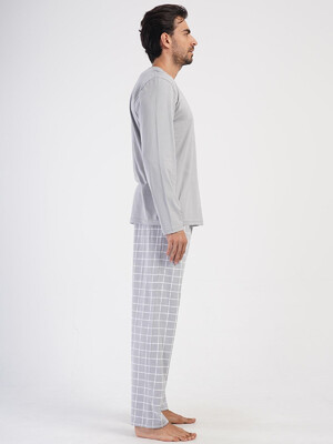 Купить Хлопковый домашний комплект с длинным рукавом VIENETTA MAN 4032554767 в Украина в Lingerie.ua - Одяг для дому та відпочинку, Фото 6