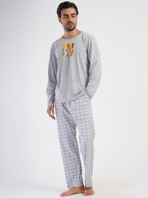 Купить Хлопковый домашний комплект с длинным рукавом VIENETTA MAN 4032554767 в Украина в Lingerie.ua - Одяг для дому та відпочинку, Фото 7