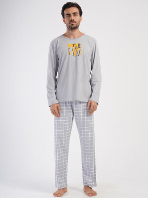 Купить Хлопковый домашний комплект с длинным рукавом VIENETTA MAN 4032554767 в Украина в Lingerie.ua - Одяг для дому та відпочинку, Фото 8