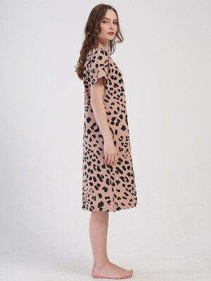 Купить Хлопковый женский халат большого размера на молнии VIENETTA 4080111661 в Украина в Lingerie.ua - Одяг для дому та відпочинку, Фото 5