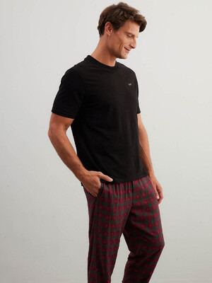 Купить Домашний хлопковый комплект из футболки и брюк HAYS 40485 в Украина в Lingerie.ua - Одяг для дому та відпочинку, Фото 4