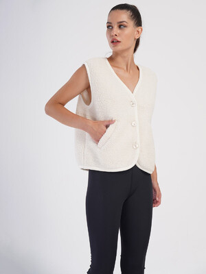 Купить Теплий жіночий жилет з велсофту VIENETTA PLUS 4051160000 в Украина в Lingerie.ua - Одяг для дому та відпочинку, Фото 3