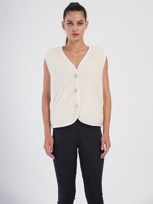 Купить Теплий жіночий жилет з велсофту VIENETTA PLUS 4051160000 в Украина в Lingerie.ua - Одяг для дому та відпочинку, Фото 4