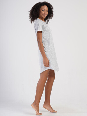 Купить Летняя туника свободного покроя с коротким рукавом VIENETTA 4080060451 в Украина в Lingerie.ua - Одяг для дому та відпочинку, Фото 8