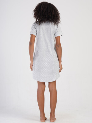 Купить Летняя туника свободного покроя с коротким рукавом VIENETTA 4080060451 в Украина в Lingerie.ua - Одяг для дому та відпочинку, Фото 4