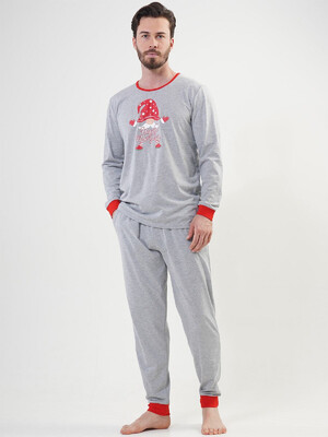 Купить Хлопковая пижама мужская с длинным рукавом VIENETTA MAN 2041920000 в Украина в Lingerie.ua - Одяг для дому та відпочинку, Фото 10