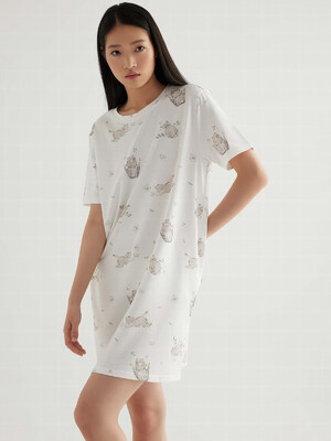 Купить Хлопковая домашняя туника с коротким рукавом HAYS 50356 в Украина в Lingerie.ua - Одяг для дому та відпочинку, Фото 2