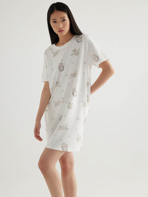 Купить Хлопковая домашняя туника с коротким рукавом HAYS 50356 в Украина в Lingerie.ua - Одяг для дому та відпочинку, Фото 4