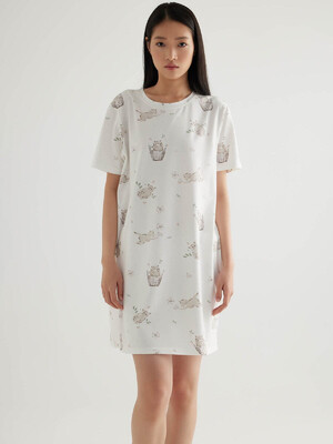 Купить Хлопковая домашняя туника с коротким рукавом HAYS 50356 в Украина в Lingerie.ua - Одяг для дому та відпочинку, Фото 5