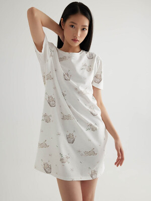 Купить Хлопковая домашняя туника с коротким рукавом HAYS 50356 в Украина в Lingerie.ua - Одяг для дому та відпочинку, Фото 8