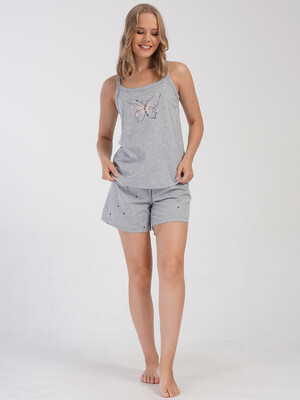 Купить Хлопковый комплект женский из майки и шорт VIENETTA 4081460495 в Украина в Lingerie.ua - Одяг для дому та відпочинку, Фото 4