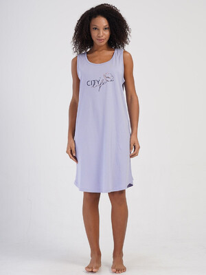 Купить Хлопковая туника большого размера без рукавов VIENETTA 4070640000 в Украина в Lingerie.ua - Одяг для дому та відпочинку, Фото 2