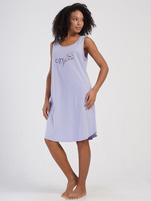 Купить Хлопковая туника большого размера без рукавов VIENETTA 4070640000 в Украина в Lingerie.ua - Одяг для дому та відпочинку, Фото 6