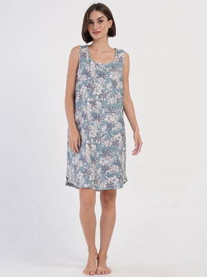 Купить Хлопковая туника большого размера без рукавов VIENETTA 4070380948 в Украина в Lingerie.ua - Одяг для дому та відпочинку, Фото 2