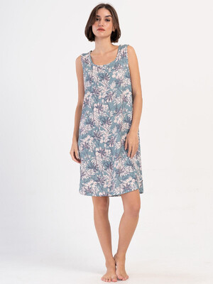 Купить Хлопковая туника большого размера без рукавов VIENETTA 4070380948 в Украина в Lingerie.ua - Одяг для дому та відпочинку, Фото 4