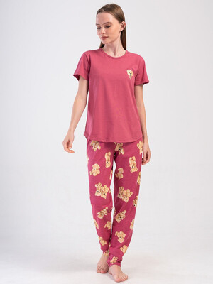 Хлопковый домашний комплект с брюками VIENETTA 4084730613