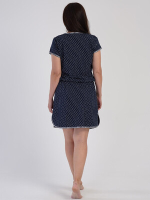 Купить Хлопковый летний халат на пуговицах VIENETTA 4031461404 в Украина в Lingerie.ua - Одяг для дому та відпочинку, Фото 2