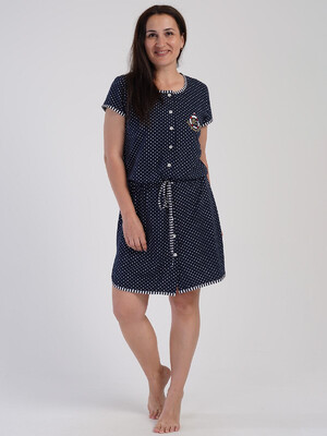 Купить Хлопковый летний халат на пуговицах VIENETTA 4031461404 в Украина в Lingerie.ua - Одяг для дому та відпочинку, Фото 7