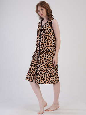 Купить Бавовняний халат жіночий на блискавці VIENETTA 4091074962 в Украина в Lingerie.ua - Одяг для дому та відпочинку, Фото 6