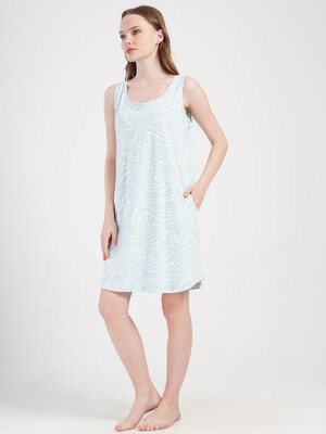 Купить Хлопковая летняя туника на широких бретельках VIENETTA 4080511554 в Украина в Lingerie.ua - Одяг для дому та відпочинку, Фото 4