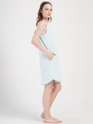 Купить Хлопковая летняя туника на широких бретельках VIENETTA 4080511554 в Украина в Lingerie.ua - Одяг для дому та відпочинку, Фото 5