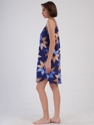 Купить Хлопковая туника большого размера на бретельках VIENETTA 4084989199 в Украина в Lingerie.ua - Одяг для дому та відпочинку, Фото 5