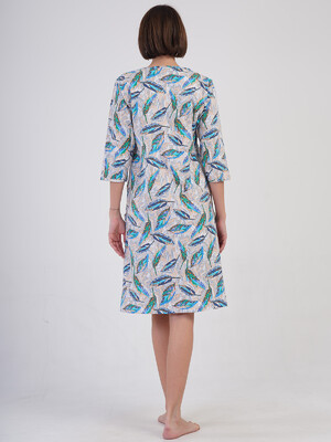 Купить Хлопковый халат женский на молнии VIENETTA 4082168866 в Украина в Lingerie.ua - Одяг для дому та відпочинку, Фото 6