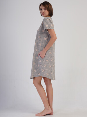 Купить Хлопковая домашняя туника большого размера VIENETTA 4083812378	 в Украина в Lingerie.ua - Одяг для дому та відпочинку, Фото 5