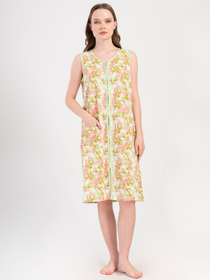 Купить Літній бавовняний халат жіночий на блискавці VIENETTA 4081660716 в Украина в Lingerie.ua - Одяг для дому та відпочинку, Фото 5