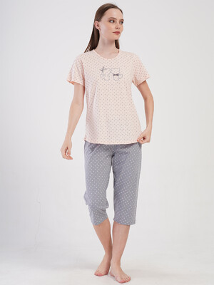 Купить Летний хлопковый комплект большого размера VIENETTA 4084591248 в Украина в Lingerie.ua - Одяг для дому та відпочинку, Фото 7