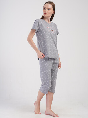 Купить Летний хлопковый комплект большого размера VIENETTA 4084591248 в Украина в Lingerie.ua - Одяг для дому та відпочинку, Фото 6