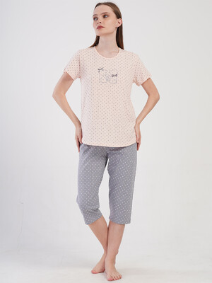 Купить Летний хлопковый комплект большого размера VIENETTA 4084591248 в Украина в Lingerie.ua - Одяг для дому та відпочинку, Фото 5