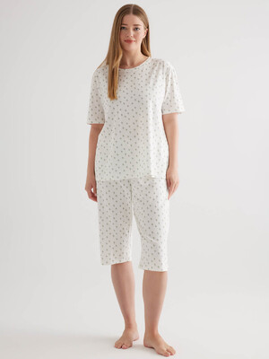 Купить Хлопковый комплект большого размера с капри HAYS 50219 в Украина в Lingerie.ua - Одяг для дому та відпочинку, Фото 1