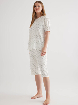 Купить Хлопковый комплект большого размера с капри HAYS 50219 в Украина в Lingerie.ua - Одяг для дому та відпочинку, Фото 2