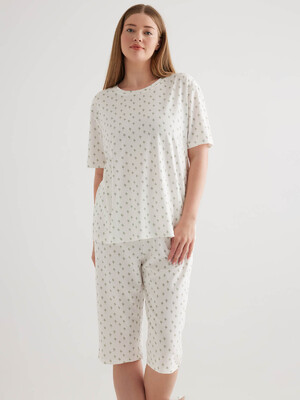 Купить Хлопковый комплект большого размера с капри HAYS 50219 в Украина в Lingerie.ua - Одяг для дому та відпочинку, Фото 3