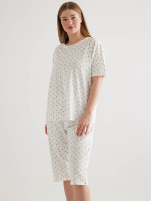 Купить Хлопковый комплект большого размера с капри HAYS 50219 в Украина в Lingerie.ua - Одяг для дому та відпочинку, Фото 5