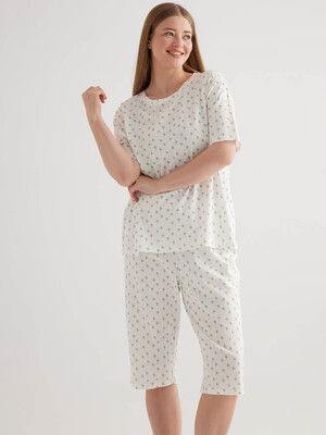 Купить Хлопковый комплект большого размера с капри HAYS 50219 в Украина в Lingerie.ua - Одяг для дому та відпочинку, Фото 6