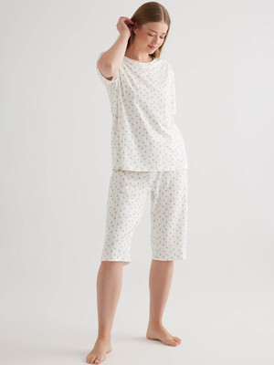 Купить Хлопковый комплект большого размера с капри HAYS 50219 в Украина в Lingerie.ua - Одяг для дому та відпочинку, Фото 7