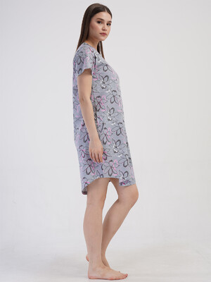 Купить Хлопковая туника с коротким рукавом VIENETTA 4082445598 в Украина в Lingerie.ua - Одяг для дому та відпочинку, Фото 6