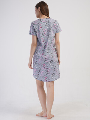 Купить Хлопковая туника с коротким рукавом VIENETTA 4082445598 в Украина в Lingerie.ua - Одяг для дому та відпочинку, Фото 8