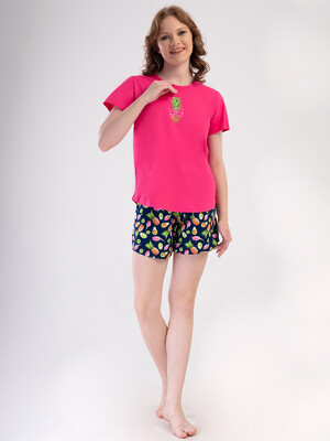 Купить Хлопковый комплект с шортами VIENETTA 4092070231 в Украина в Lingerie.ua - Одяг для дому та відпочинку, Фото 2