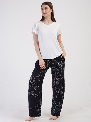 Купить Летний женский костюм с брюками VIENETTA 4100461793 в Украина в Lingerie.ua - Одяг для дому та відпочинку, Фото 3