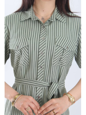 Купить Летнее платье на пуговицах с коротким рукавом JEN 05121 в Украина в Lingerie.ua - Одяг для дому та відпочинку, Фото 3