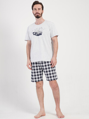 Купить Бавовняний літній комплект із шортами VIENETTA MAN 4082341335 в Украина в Lingerie.ua - Одяг для дому та відпочинку, Фото 2