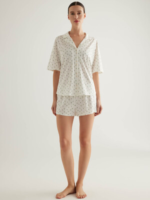 Купить Хлопковая классическая женская пижама с шортами HAYS 50214 в Украина в Lingerie.ua - Одяг для дому та відпочинку, Фото 1